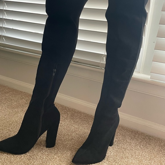 Over the knee boots from EXPRESS. Only wore them for two hours. Almost BRAND NEW - Picture 2 of 4